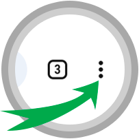 Tryck på dela-knappen